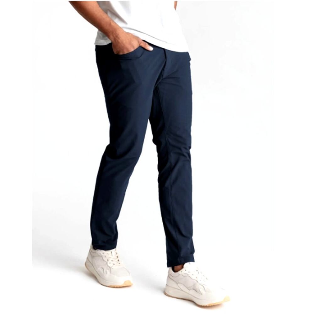 Birddogs Flex 5-Pocket Slim Fit Pants Navy Size 36x34